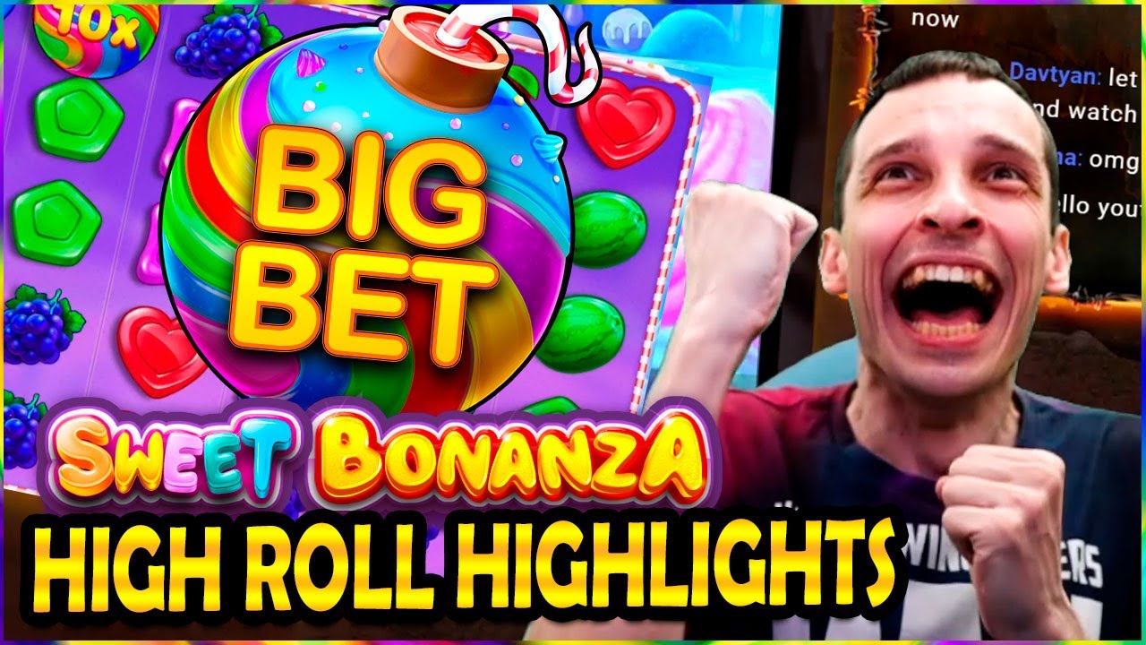 HIGH ROLL SWEET BONANZA BIG WIN! HIGH STAKES casino stream HIGHLIGHTS