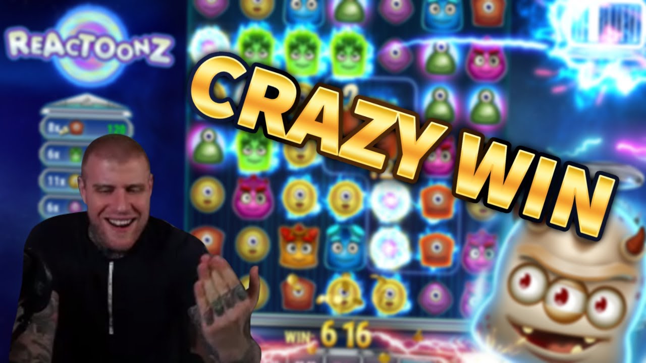 HUGE WIN!!! Reactoonz BIG WIN!! - CRAZY WIN on Casino Game