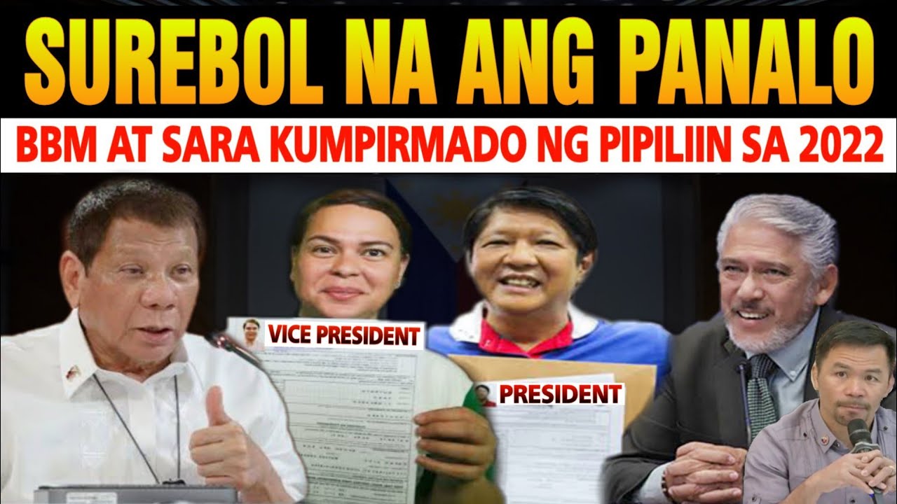 JUST IN: PRES DUTERTE GOODNEWS! MARCOS-SARA SUREBOL PANALO Na! PACQUIAO  SOTTO-LACSON TRILLANES IYAK