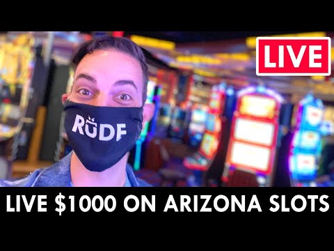 ? LIVE IN THE CASINO! ? $1000 on Arizona Slots at Gila River Vee Quiva ?