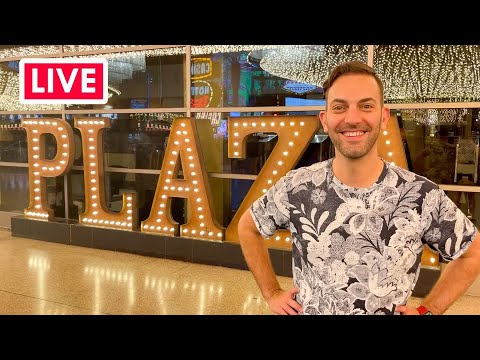 ? LIVE in Downtown VEGAS ? Playing all my FAVORITE Games at Plaza Casino