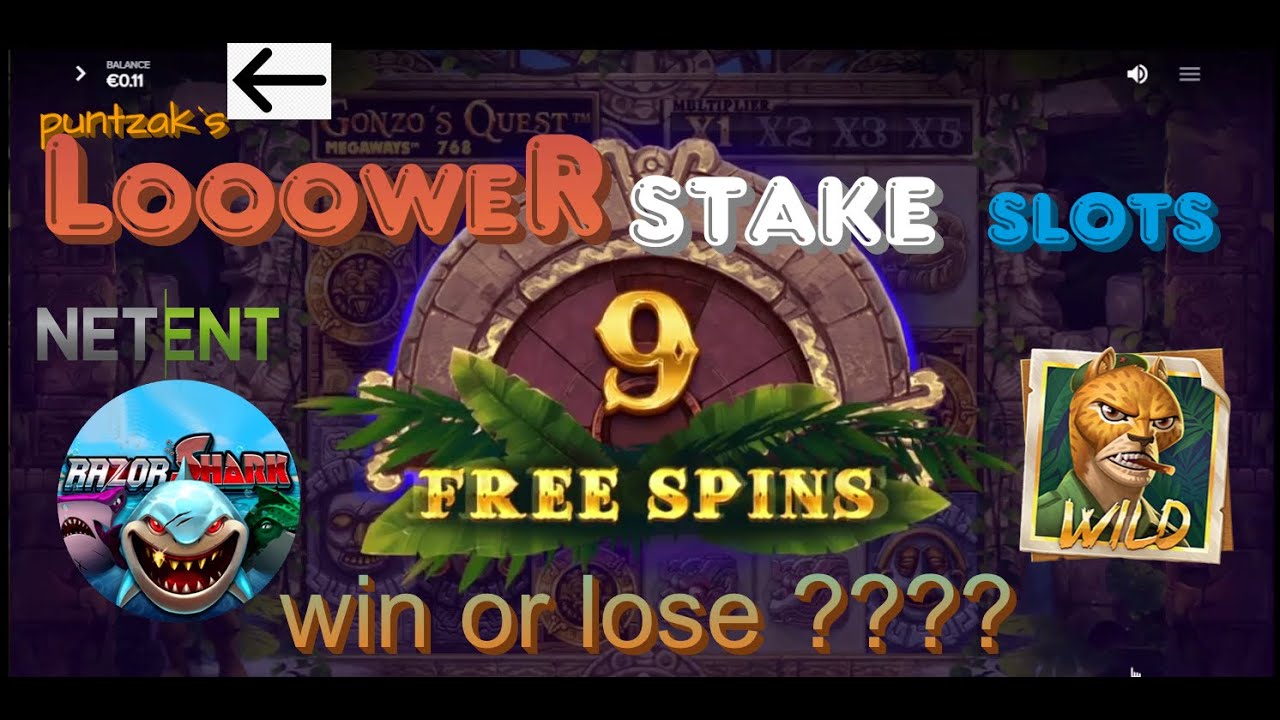 LOWER STAKES SLOTS-ROLLERCOASTER TIME-bonus on razor shark-wild flower-iron bank-gonzo`s quest.