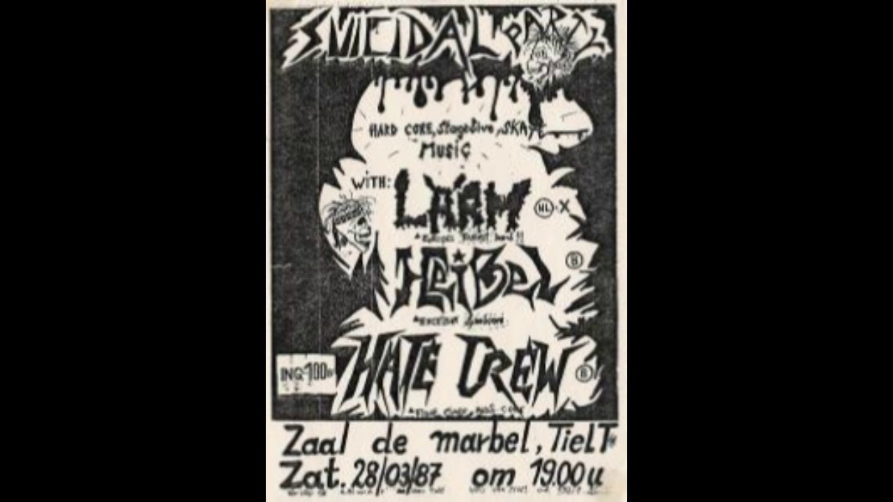 Lärm (NL) Live @ De Marbel, Tielt Belgium. 28th March 1987  (Restored & mastered)
