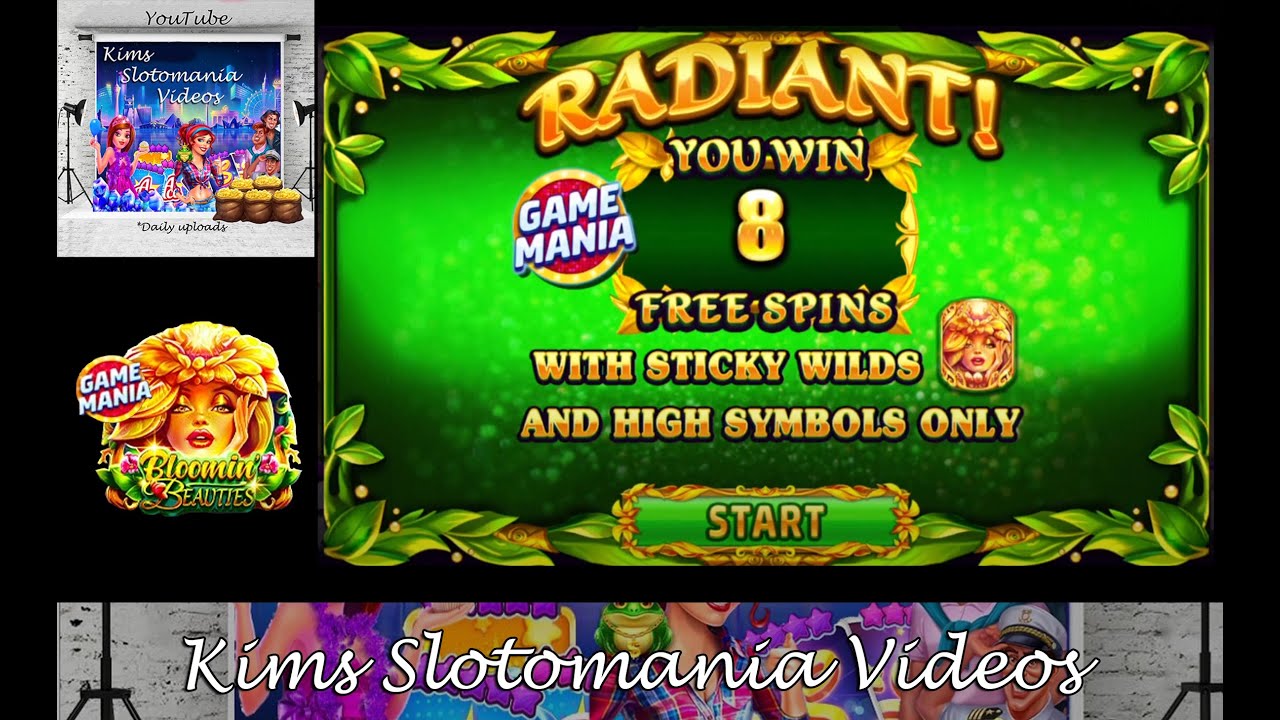 New Slotomania game: Bloomin' Beauties, sticky wild free spins 50b bet # Slotomania  #GameMania