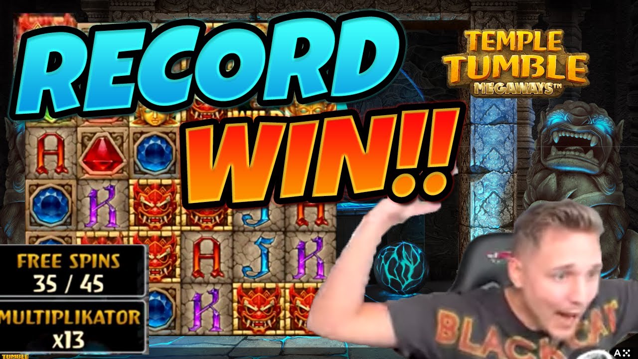 RECORD WIN!!!!! Temple Tumble MEGA WIN - Casino Games from CasinoDaddy