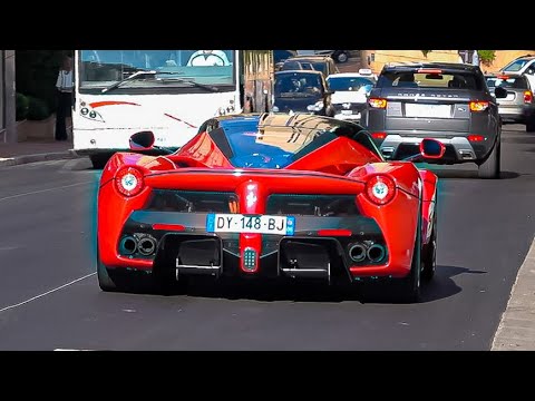 SUPERCARS in MONACO 2021 -63- ( LaFerrari, SVJ Roadster, SV, Performante, TDF, SpecialeA, ABT RS6-R)