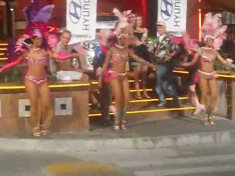 Sint Maarten Casino Royale Showgirl Street Dancing - 16 Feb 2012