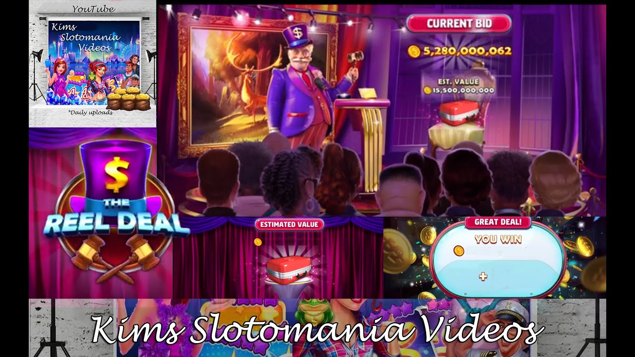 Slotomania 8 Reel Deal Auctions #slotomania