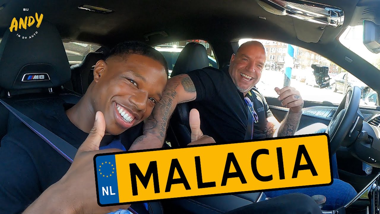 Tyrell Malacia -  Bij Andy in de auto!