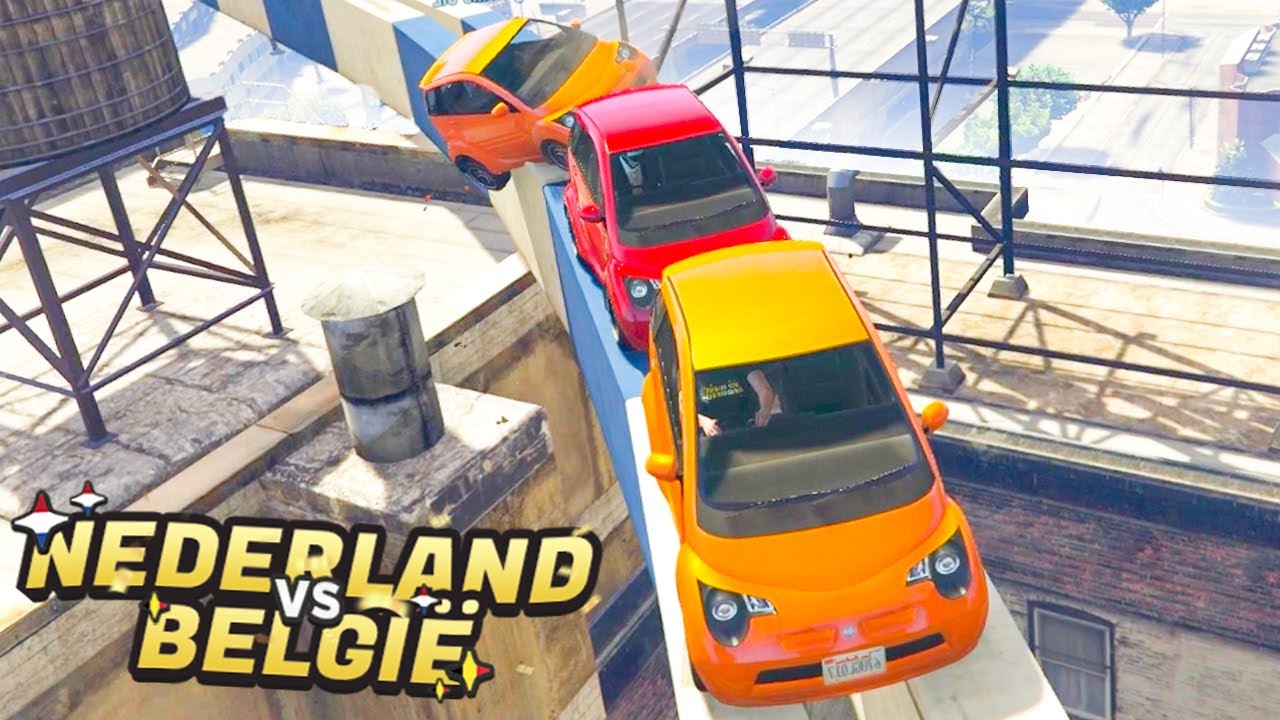 VAN LAATSTE NAAR EERSTE! // België vs Nederland #13 (GTA V Online Races)