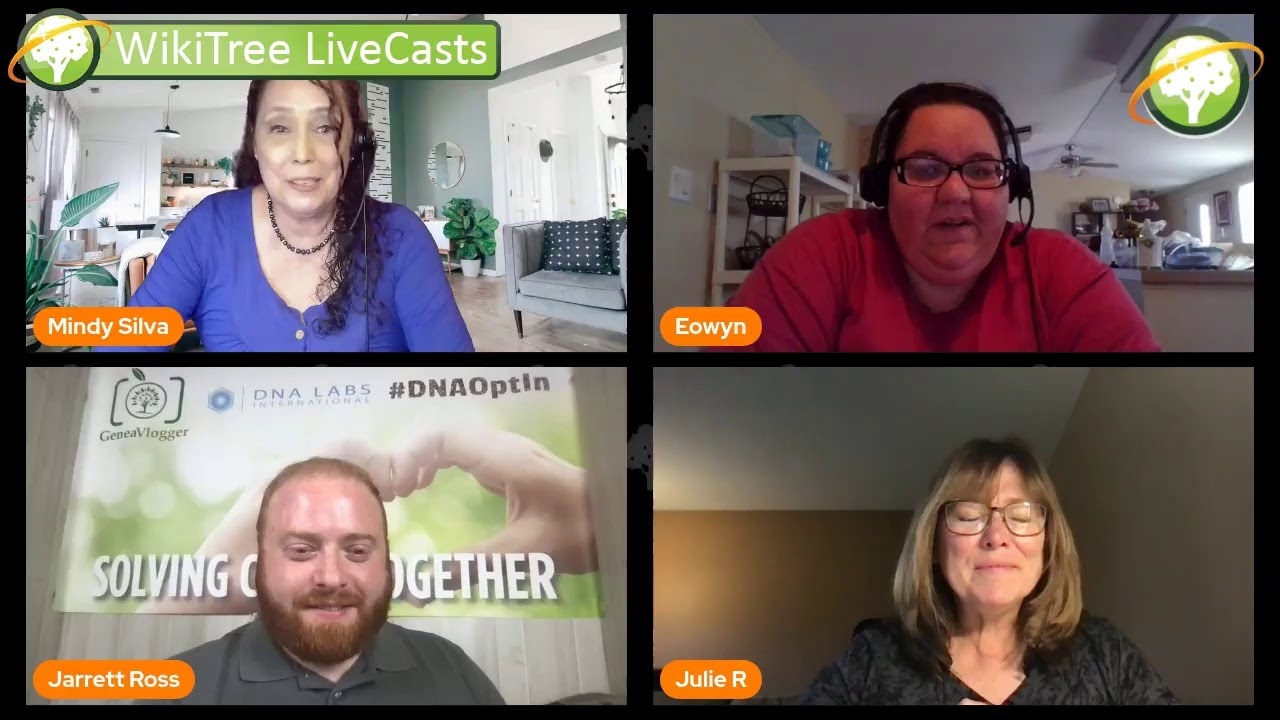 WikiTree LiveCast (7 July 2021) WikiTree Challenge feat. Jarrett Ross & John Boeren