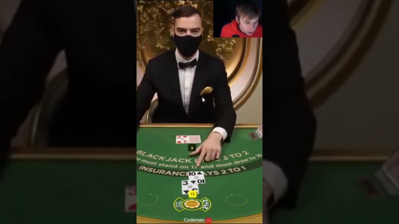 scream at the dealer and win :D#shorts #casino #blackjack