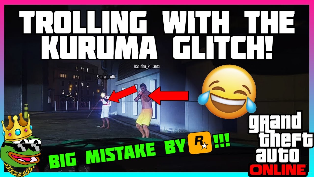 BIG MISTAKE BY ROCKSTAR !!! TROLLING WITH THE KURUMA GLITCH & TUTORIAL !!!