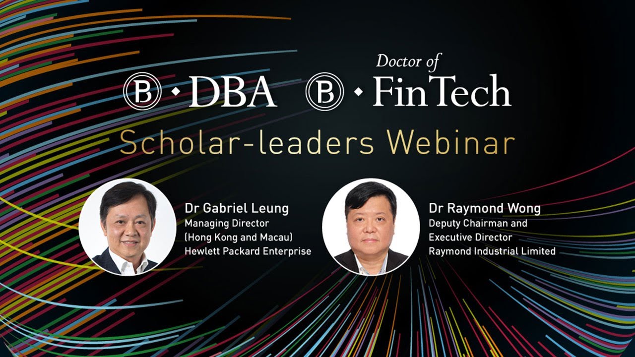 DBA and DFinTech Scholar-leaders Webinar: Reindustrialization