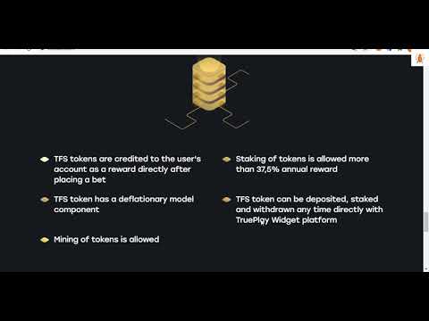 The TFS utility token, its distribution, upcoming token sales, and its ties to FairSpin & TruePlay