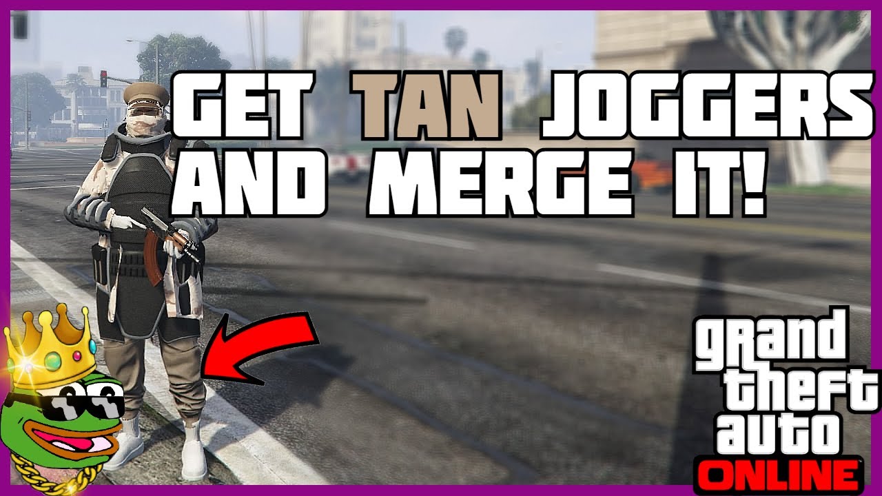GTA 5 ONLINE | TAN JOGGERS GLITCH & MERGING IT WITH NEW MERGE !!! [PS/XBOX]
