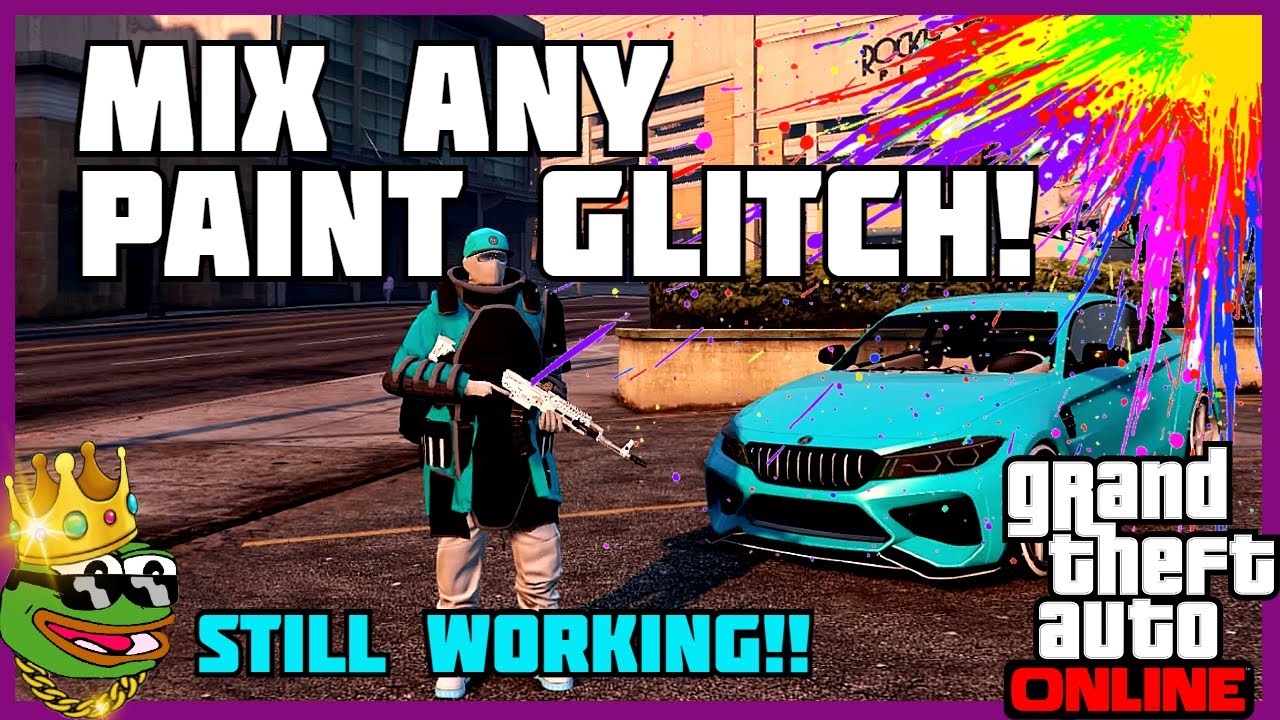 GTA 5 ONLINE | VEHICLE PAINTJOB GLITCH !!! MIX ANY PAINT WITH PEARLESCENT !!!