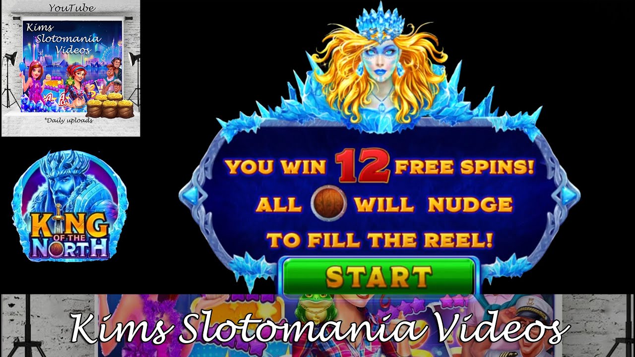King of the North (New Game), wheel spin + free spins at 10b bet #Slotomania