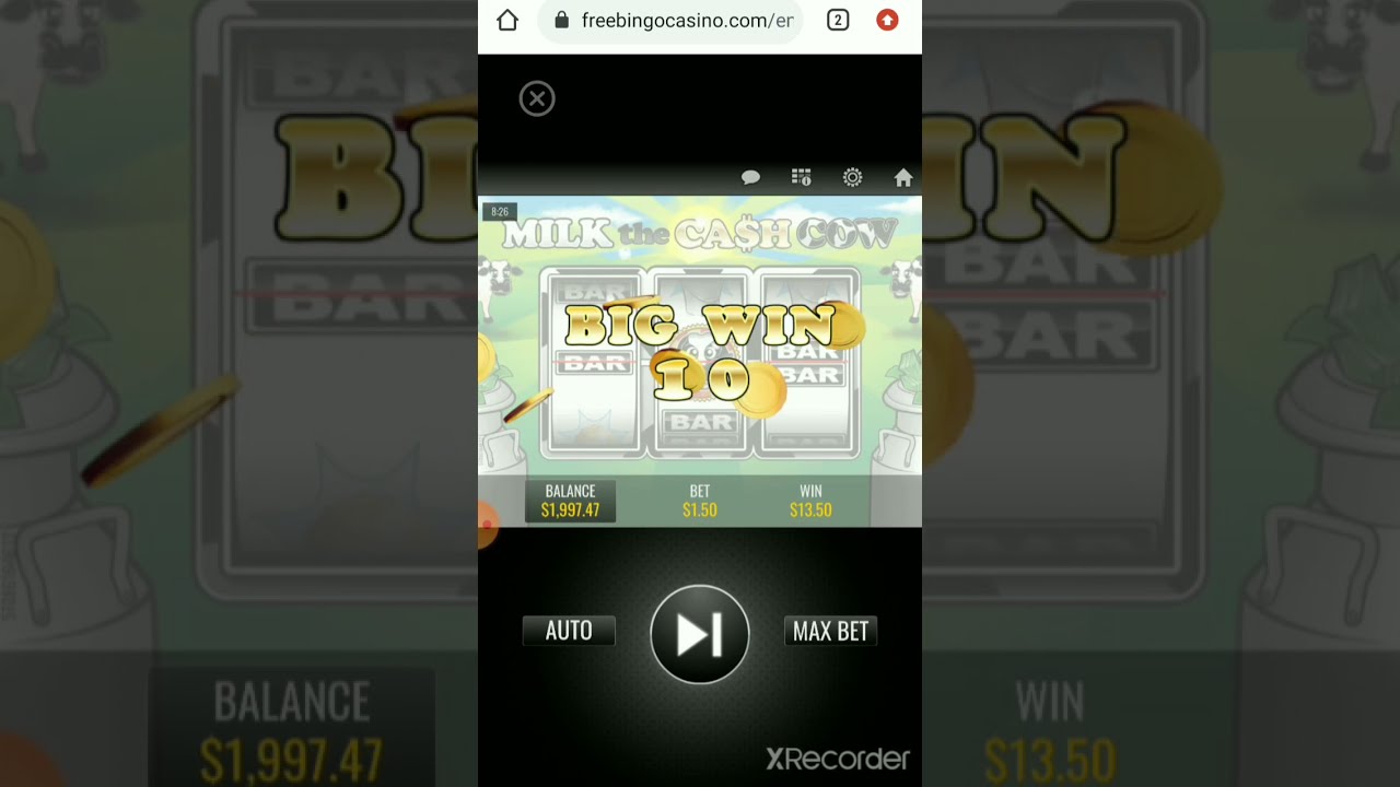 ??? MILK THE CASH COW ? ONLINE SLOTS freebingocasino.com ?BIG WIN? PLAY  FREE MOBILE