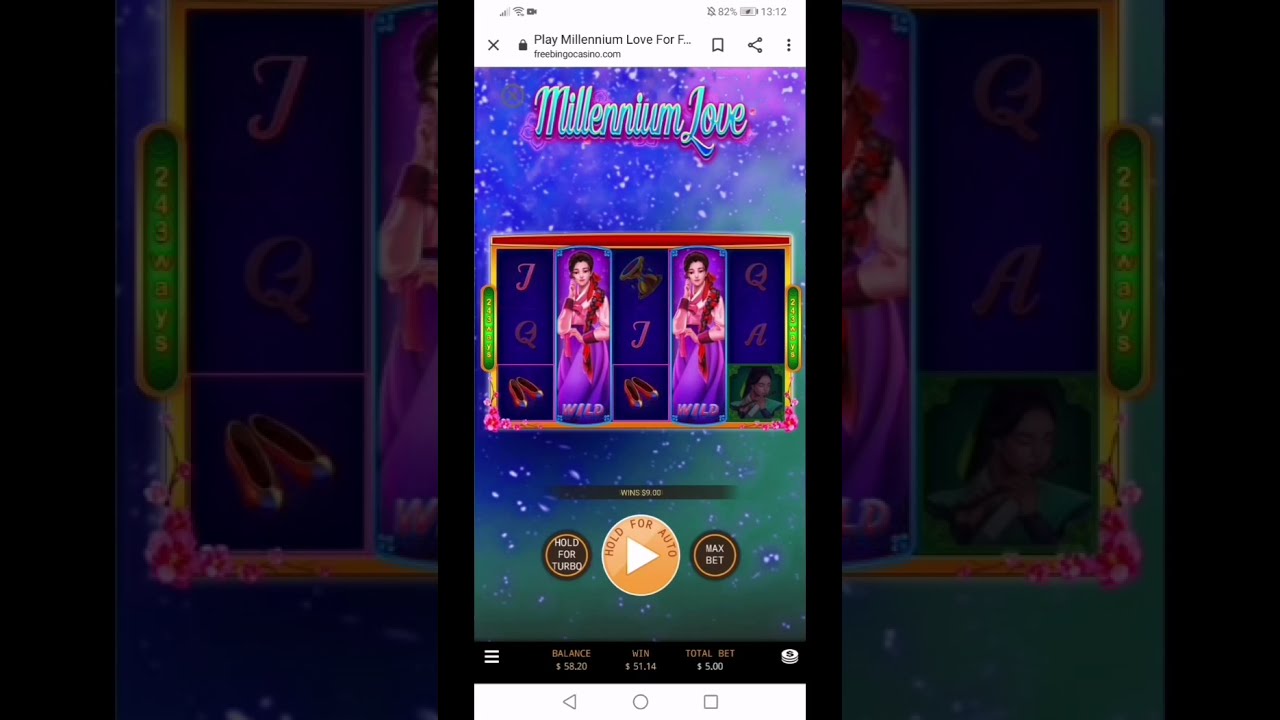 MILLENNIUM LOVE?? MEGA WIN!! ONLINE SLOTS freebingocasino.com free games on mobile