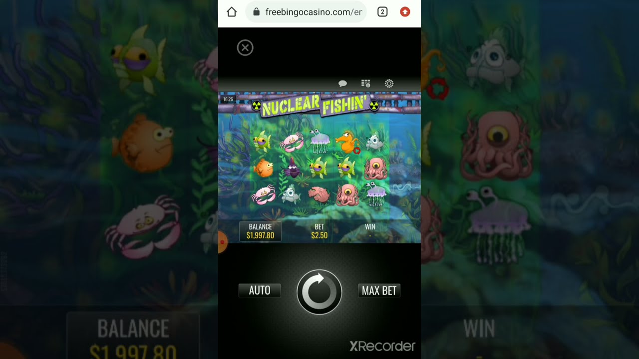 NUCLEAR FISHIN' ONLINE SLOTS freebingocasino.com