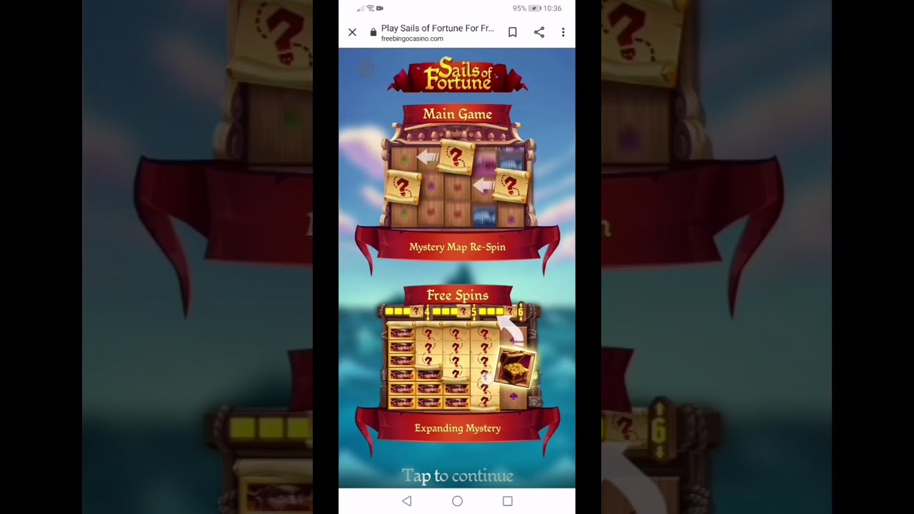 SAILS OF FORTUNE ?? SLOTS ONLINE freebingocasino.com play now!