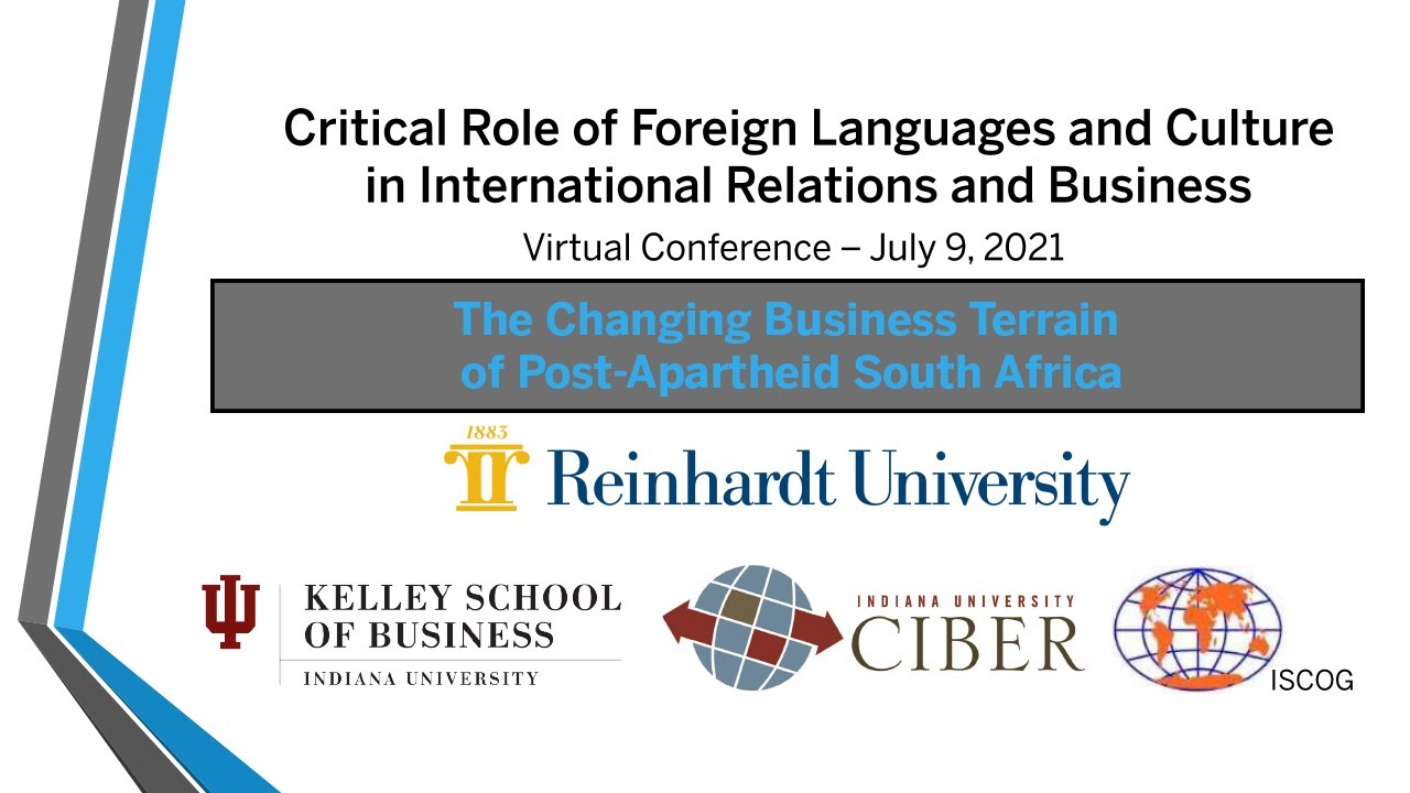 The Changing Business Terrain of Post-Apartheid South Africa