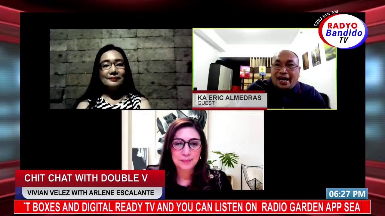 CHIT CHAT WITH DOUBLE V - OCTOBER 24, 2021 VIVIAN VELEZ WITH ARLENE ESCALANTE