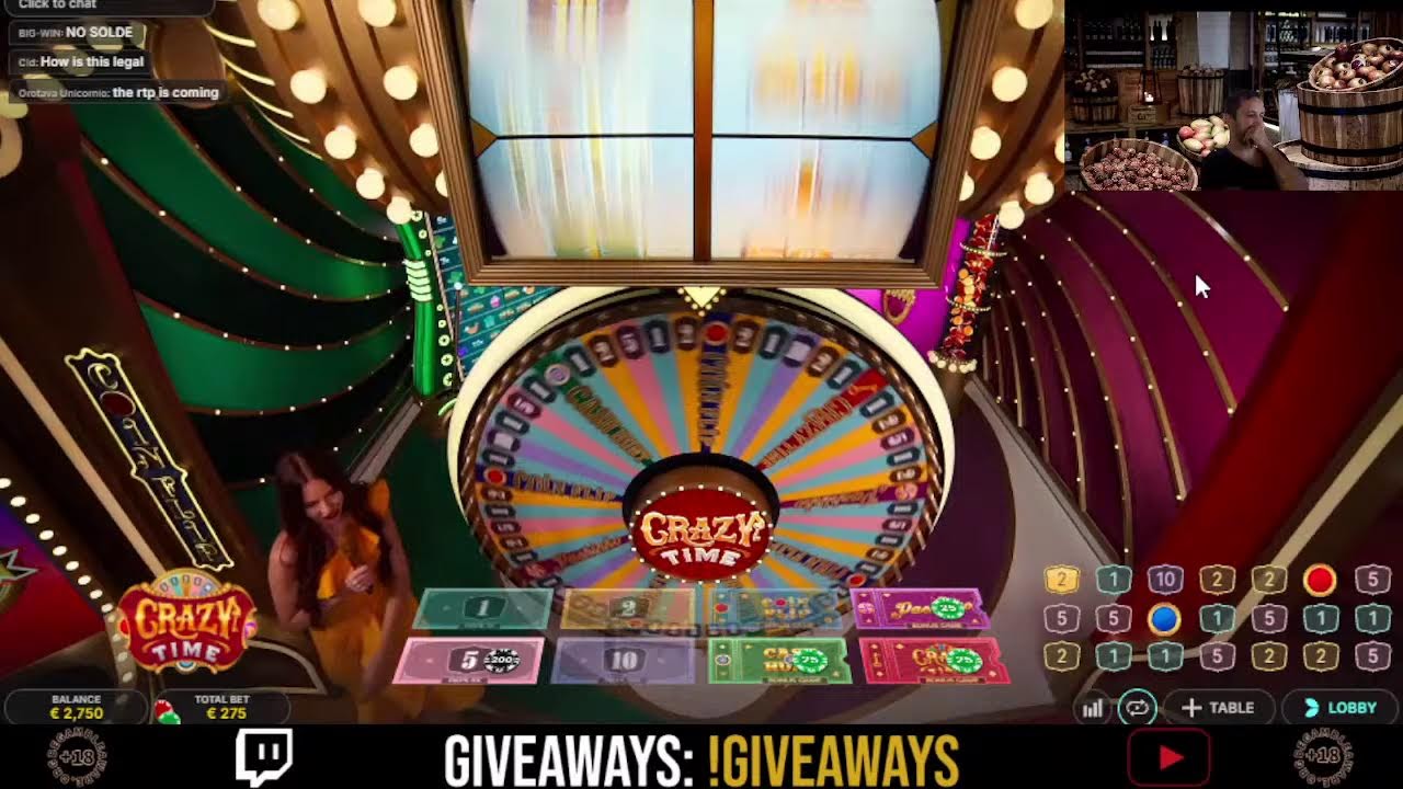 Crazy Time Bonus Live! Giveaways