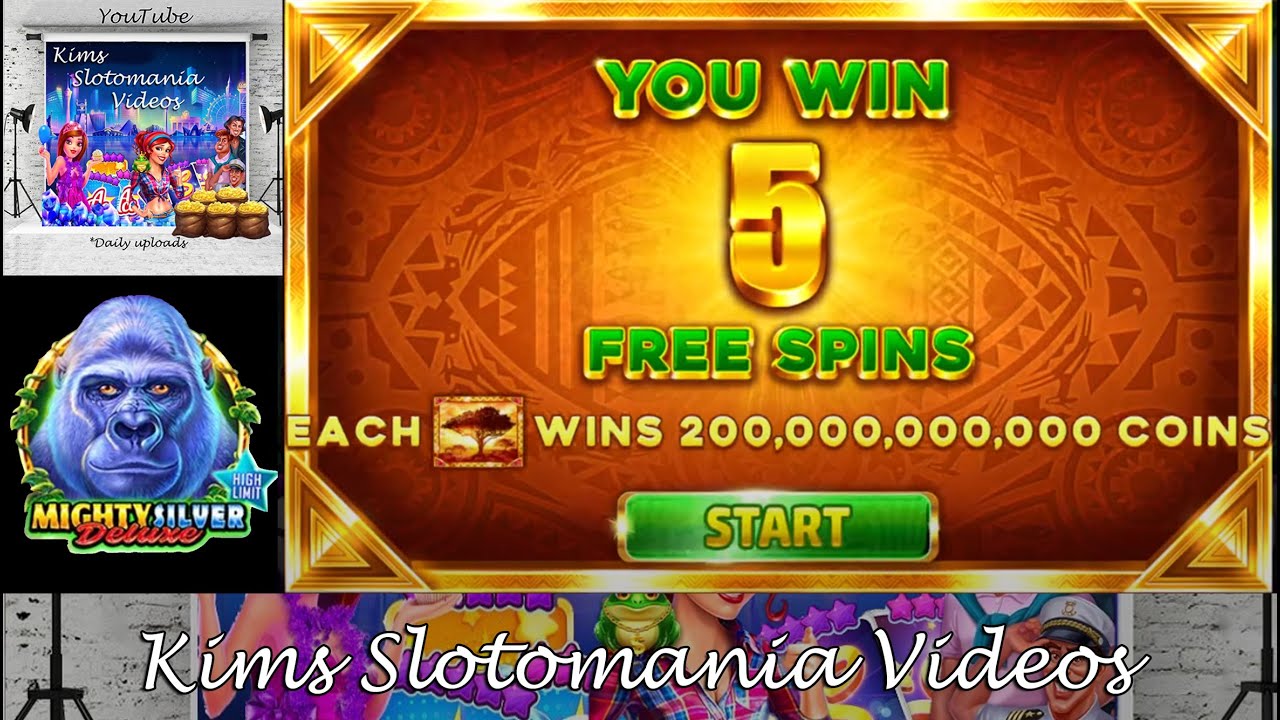 Slotomania Mighty Silver Deluxe free spins, 50b bet #Slotomania #FreeSpins