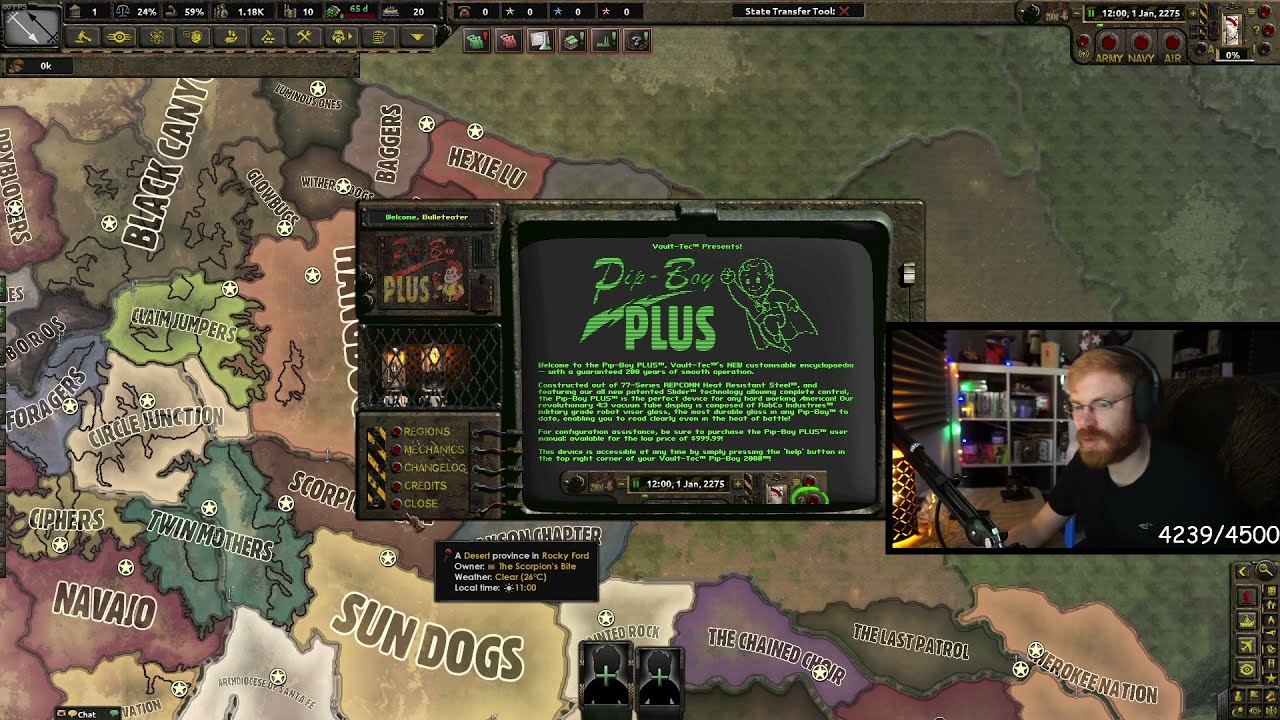 TommyKay Plays Iron Alliance in HOI4: Old World Blues Roleplay Multiplayer