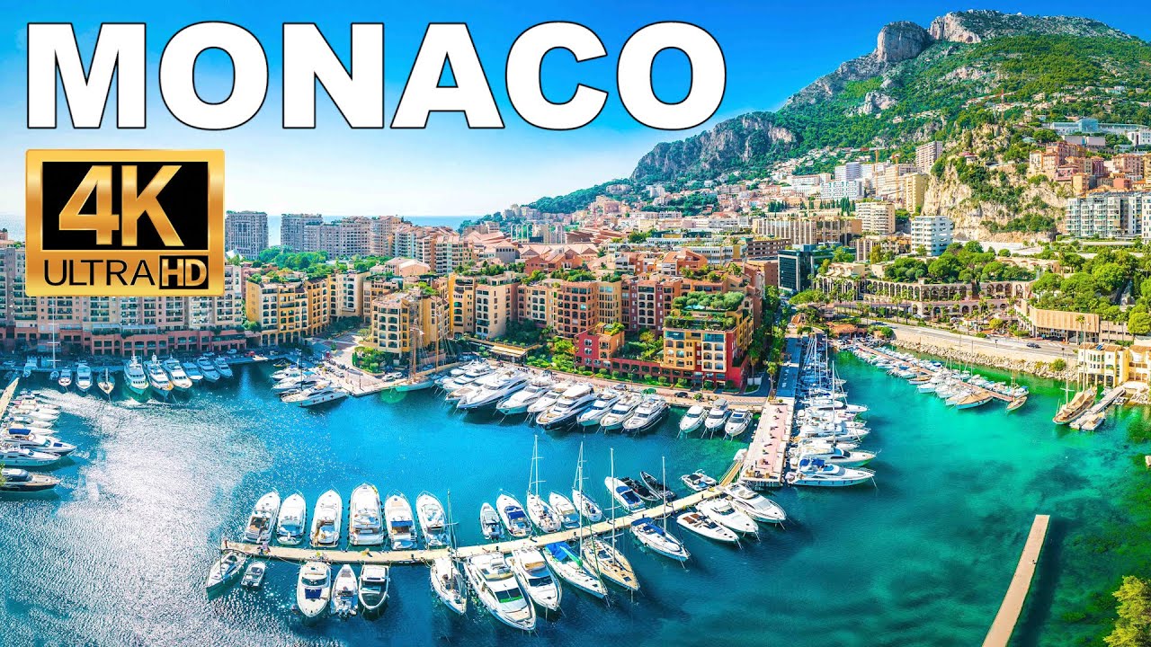 Afternoon walk in glamorous Monaco (in 4K + with captions!)