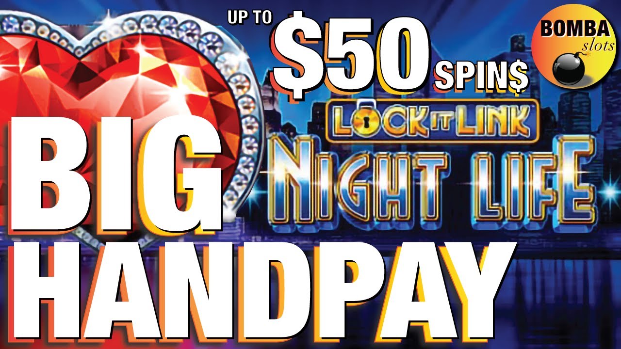 BIG HANDPAY JACKPOT on Night Life ~ Lock it Link at Wynn Casino in Las Vegas! Slot Machine Big Win!