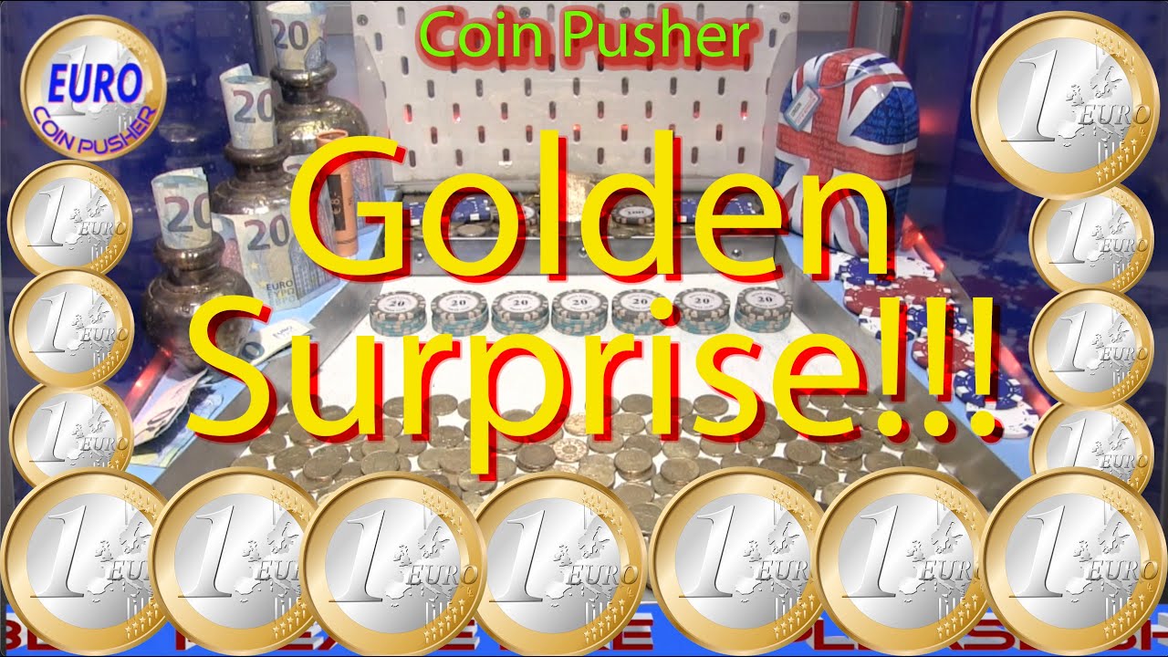 Golden Surprise!!! - Euro Coin Pusher Episode 75