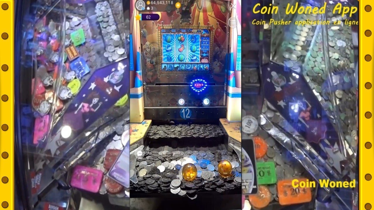 Machine pousse pièces de Coin Woned ? Jeu de coin pusher réel en application mobile ?
