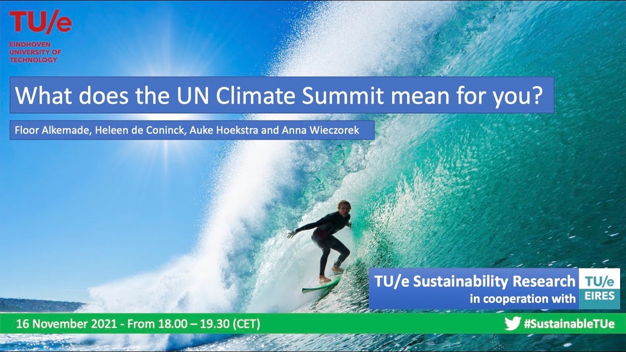 TU/e | What does the UN Climate Summit mean for you?