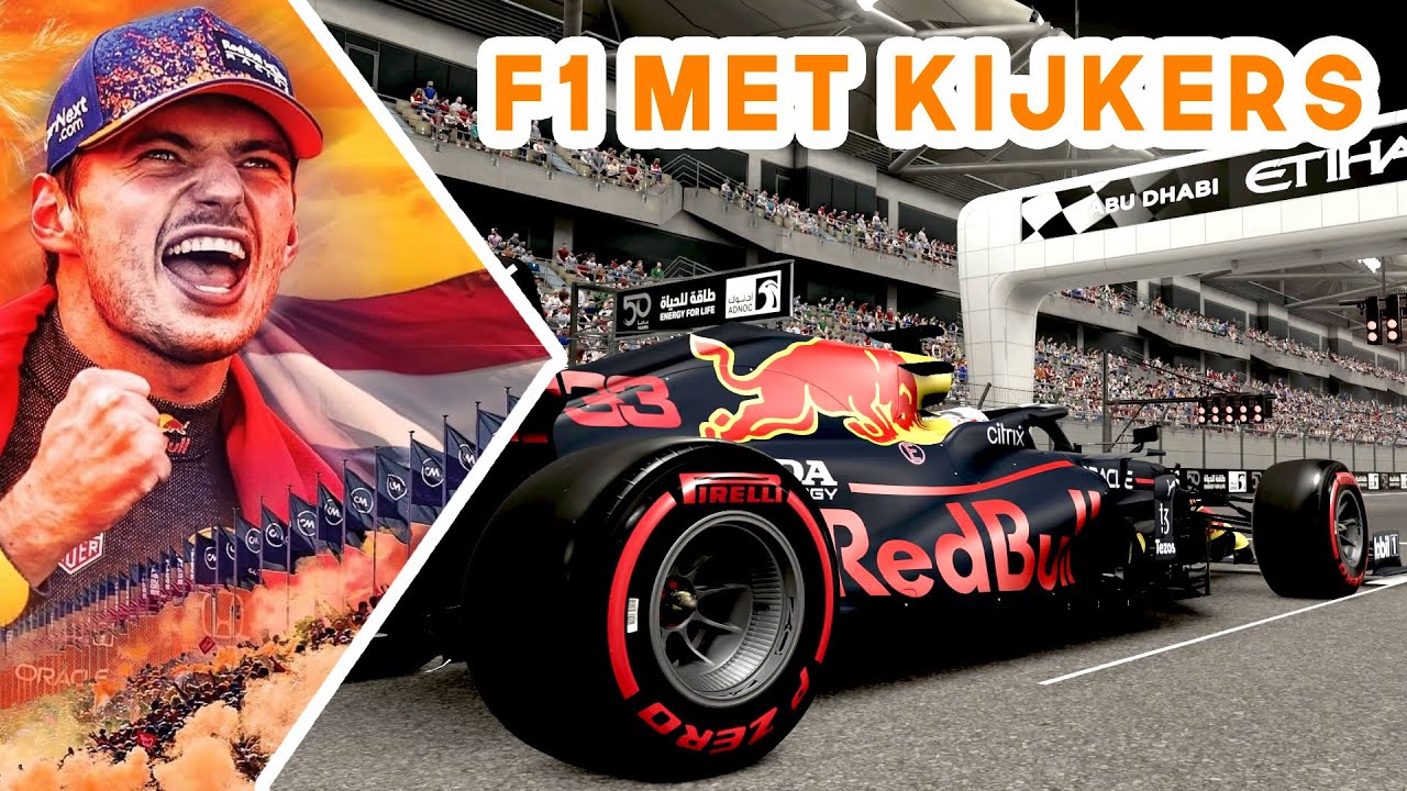 MAX VERSTAPPEN IS WERELDKAMPIOEN!!! - F1 2021 RACES DOEN MET KIJKERS - Nederlands