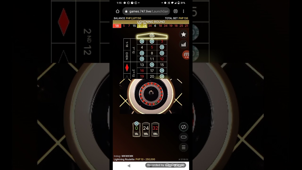 win 2807.50 pesos  game 5 LIGHTNING ROULETTE live casino