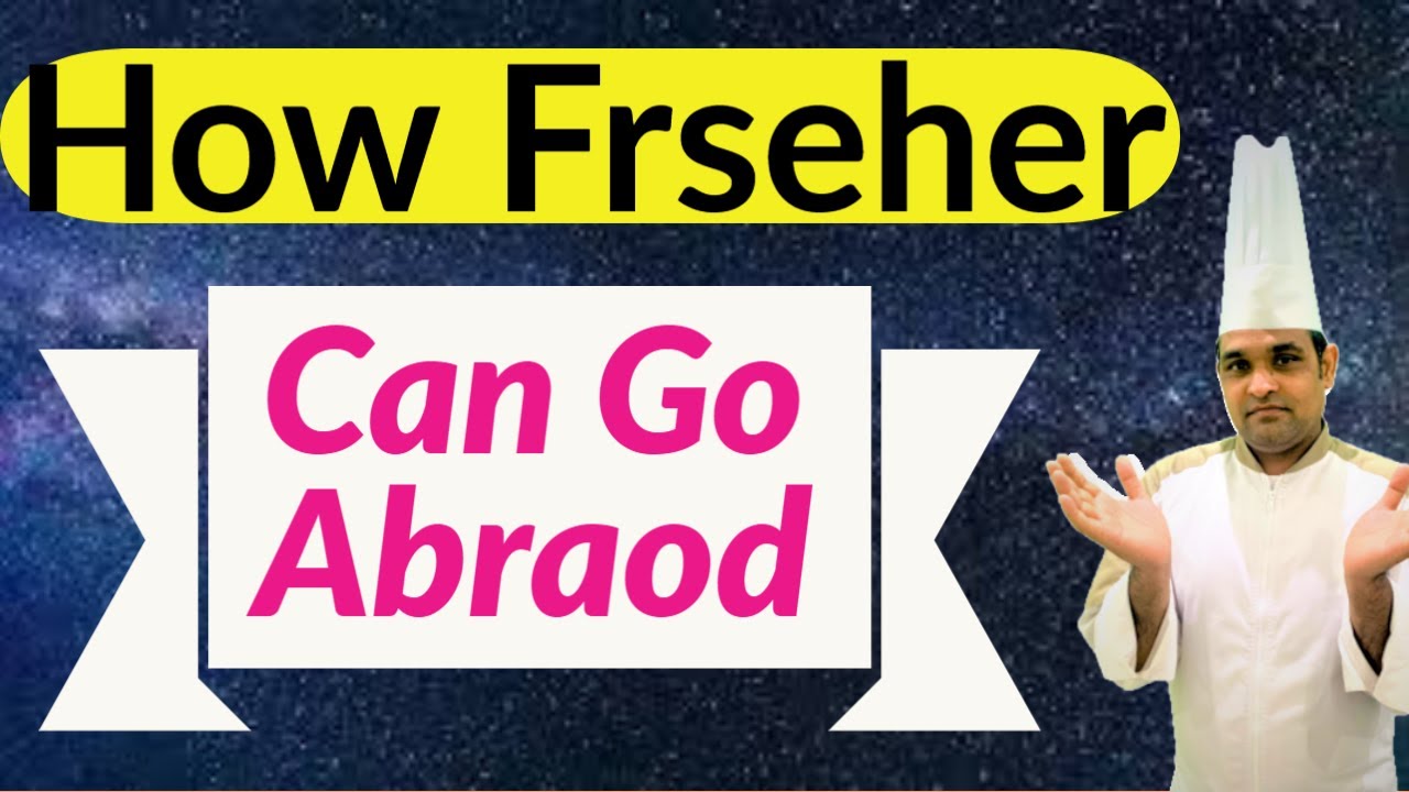 How Fresher Can Get Job Abroad / as a fresher how can i introduce myself for a job interview