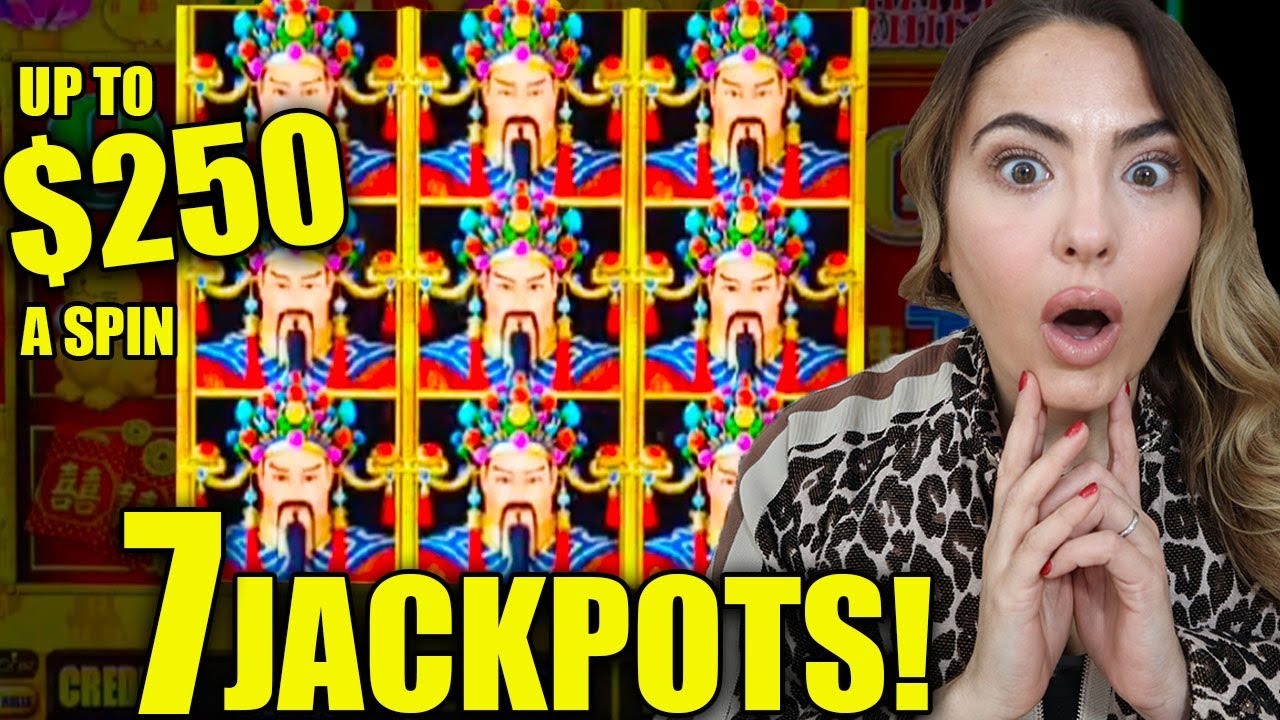 ?I WON 7 JACKPOTS on My LIVE Stream & bet up to $250 a SPIN ?