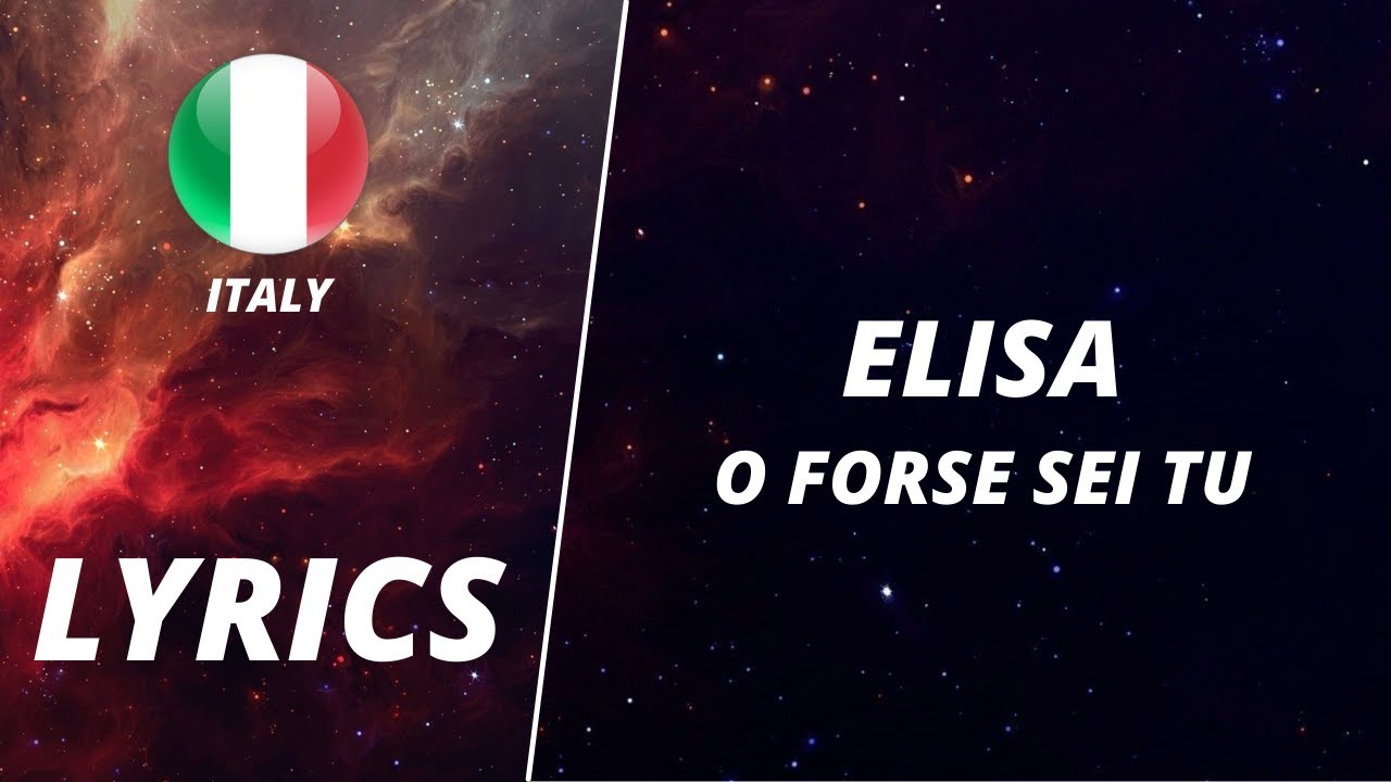 LYRICS / TESTO | ELISA  - O FORSE SEI TU | SANREMO 2022