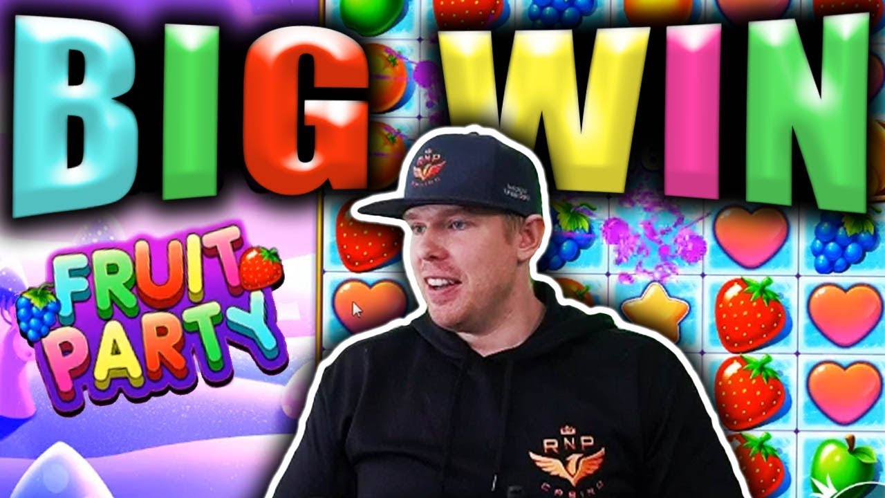 BIG WIN on FRUIT PARTY - Casino Slots Big Wins