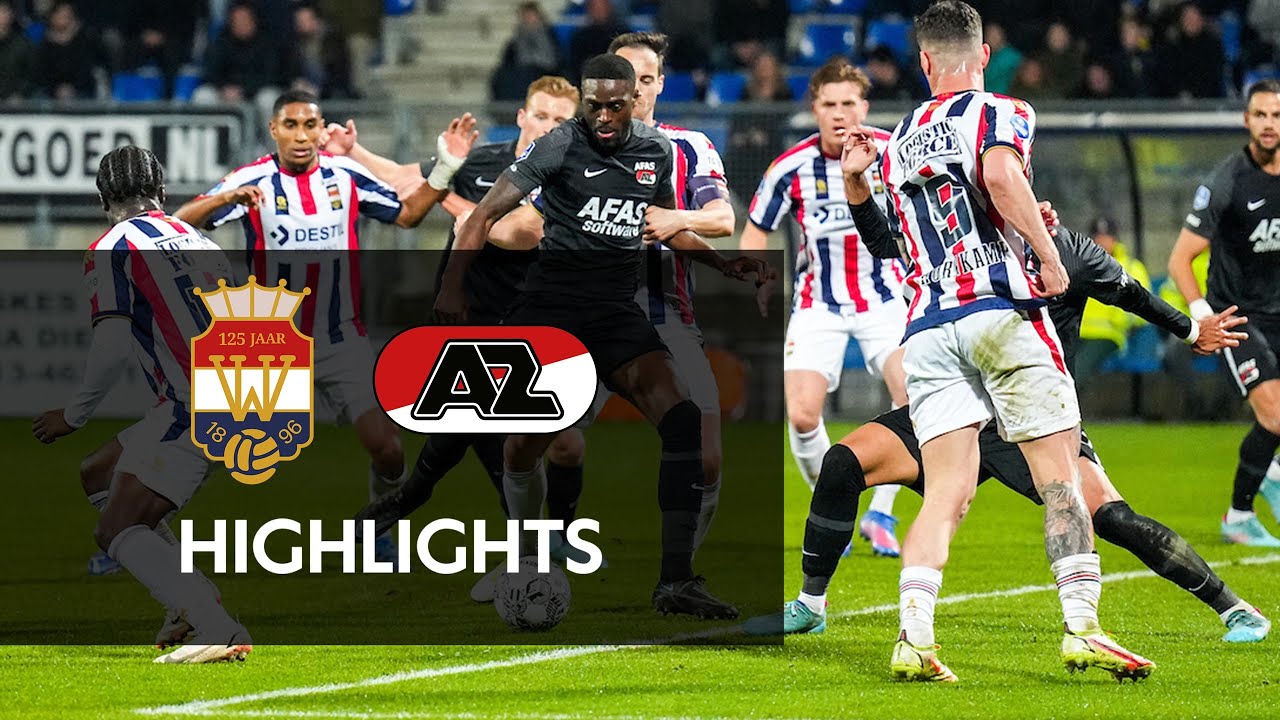 Highlights Willem II - AZ | Eredivisie