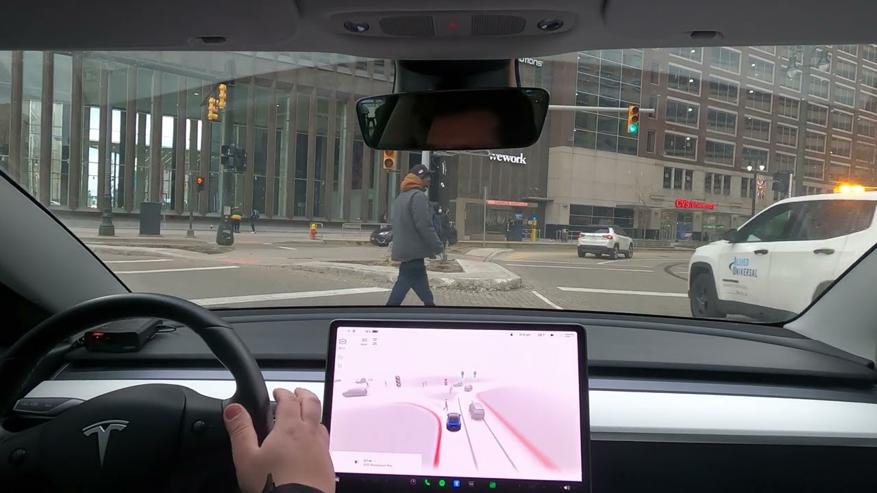 Lots Of Disengagements Issues and Confusion FSD Beta 10.10.2 Detroit Michigan