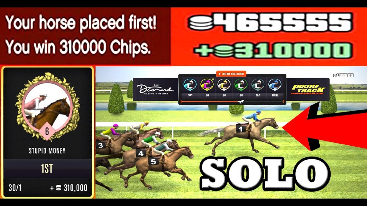 WIN HORSE TRACK RACE *$310,000* EVERY 5 MIN AT THE CASINO IN GTA 5 ONLINE ($25,000,000 SUPER EASY)