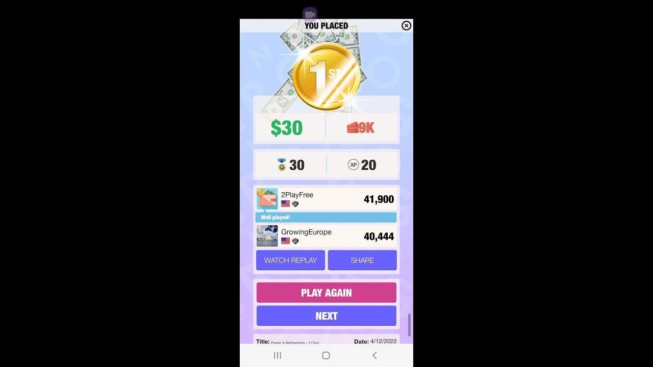10 $30 Rounds of Easter in Netherlands on Blackout Bingo - Double Your Money in 16 Minutes