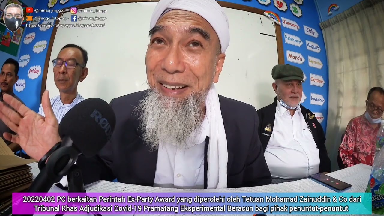 20220402 Pt 2/2 perintah Ex-Parte Award diperolehi penuntut terkesan dengan vaksinasi Covid-19