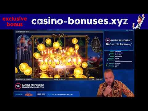 CASINO BIG WIN - 60€ bet on The Wiz Slot - BIG WIN on Online Slots