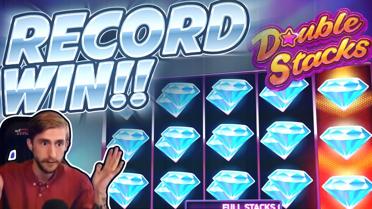 RECORD WIN!!!! Double Stacks Netent BIG WIN - INSANE WIN on Casino Game