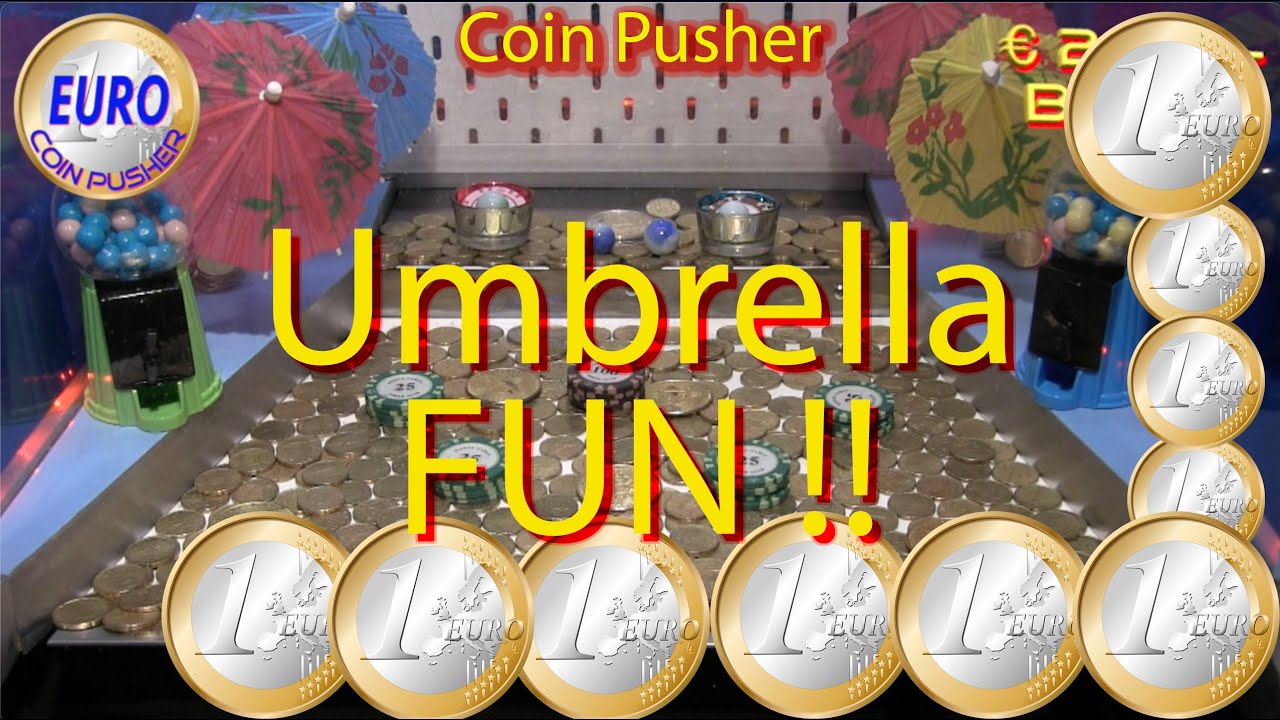 Umbrella Fun !! - Euro Coin Pusher Episode 147